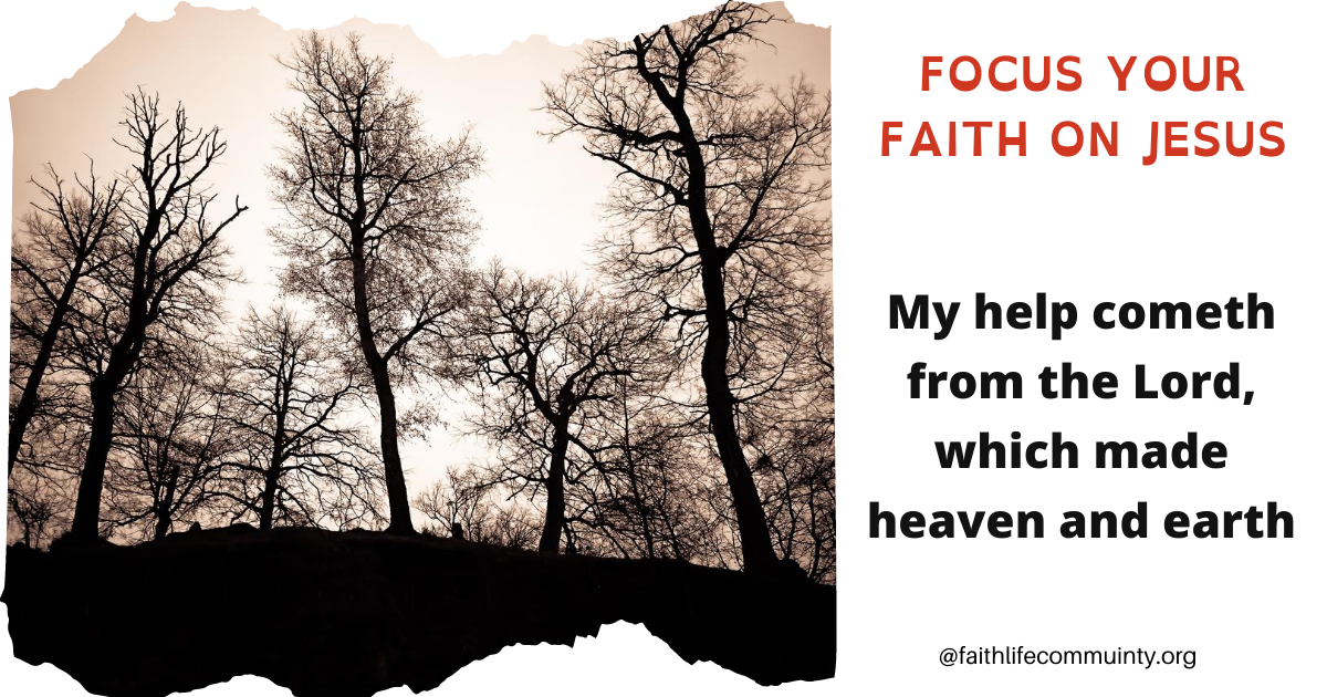 Faith is focus on Jesus